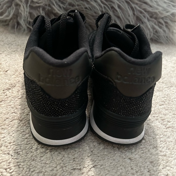 Black shimmer New Balance sneakers - Picture 9 of 12
